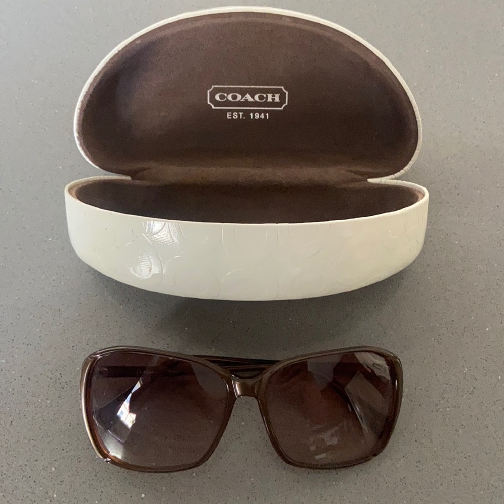 Coach Tibby brown sunglasses